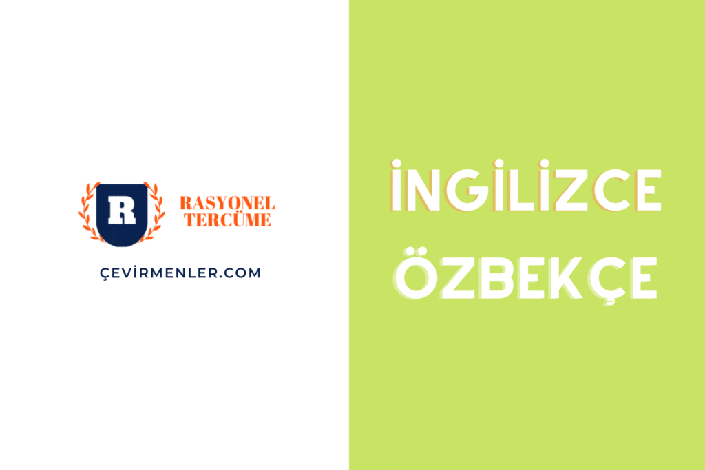 İngilizce Özbekçe Tercüme