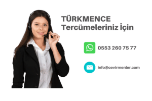 Türkmence Tercüme